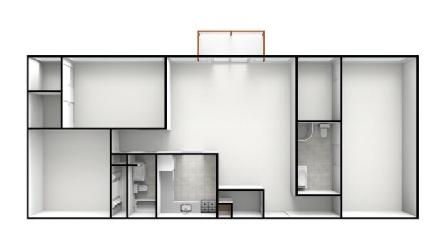 3 Bed, 2 Bath – Deluxe